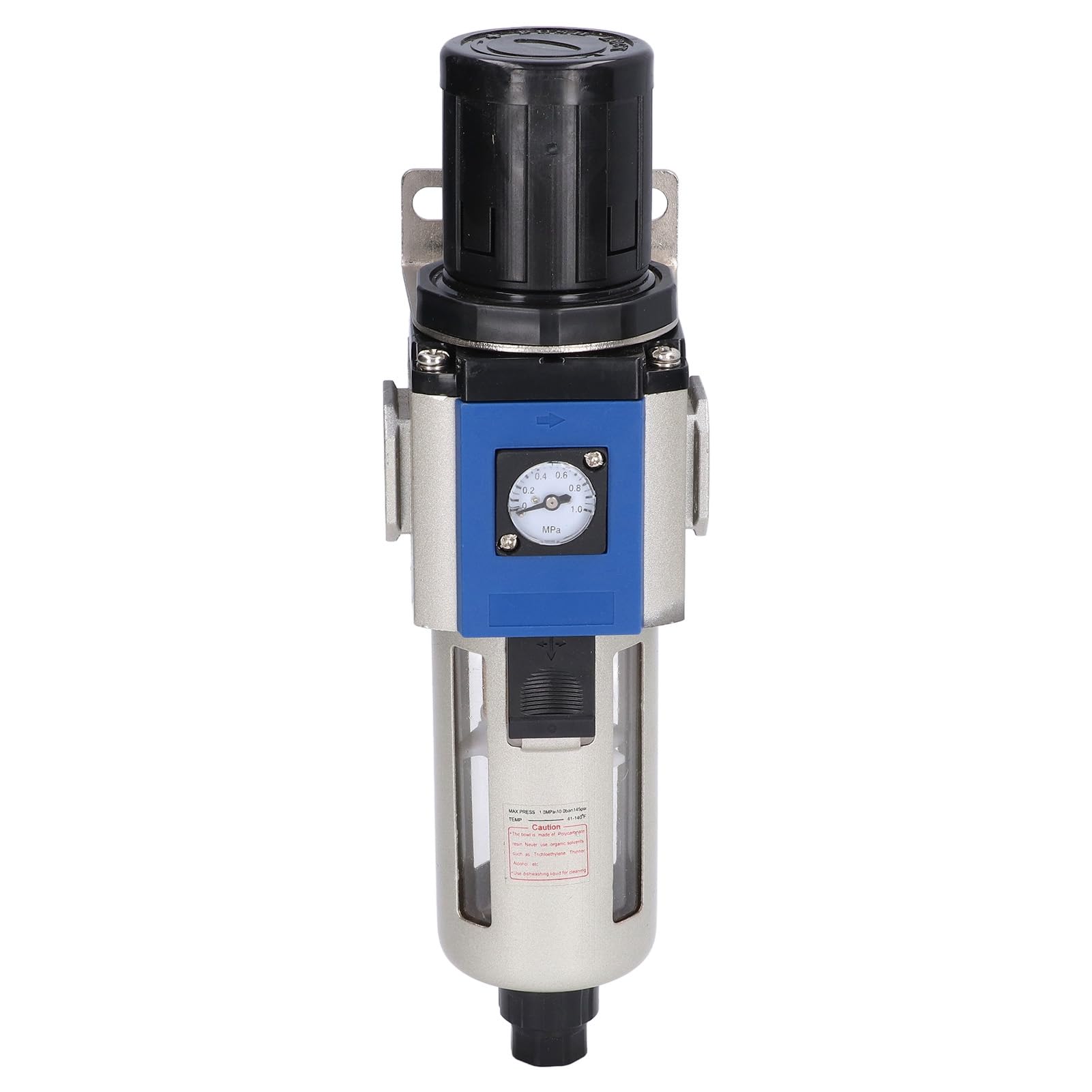Regolatore del Filtro Dell'aria Compressa Filtro Regolatore di Pressione Efficiente per Compressori D'aria per Uso in Officina in Lega di Alluminio (GFR400-15)