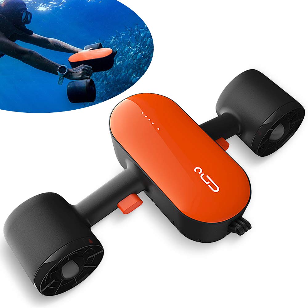 Geneinno S2 Unterwasser-Scooter, Hochgeschwindigkeits-See-Scooter für Erwachsene mit Dual-Motoren, 30 m Max Tiefe & 4,32 km/h Geschwindigkeit, tragbares Wasserspielzeug mit APP-Steuerung