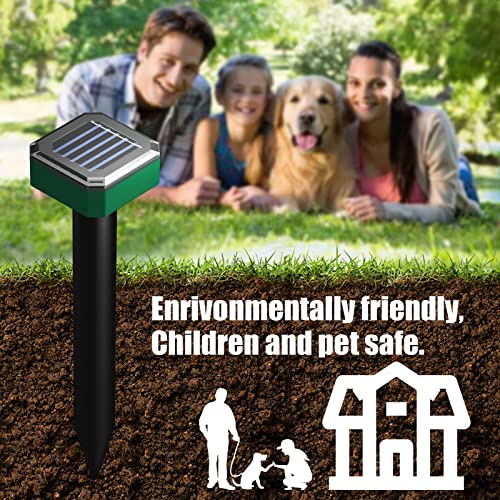 Suphanlin 4 Pack Snake Repellent For Yard Powerful,Snake Repellent,Ultrasonic Snake Repeller Outdoor,Snake Away Repellent For Outdoors,Snake Repellent For Outdoors Pet Safe #TOP5