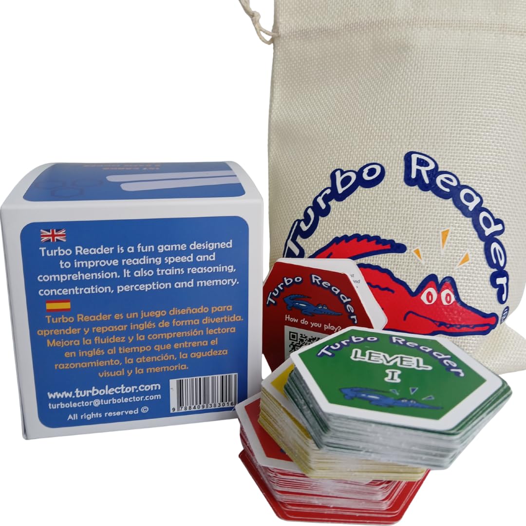 Genérico Turbo Reader Game - Aprende inglés Jugando. Mejora la fluidez y la comprensión lectora en inglés.