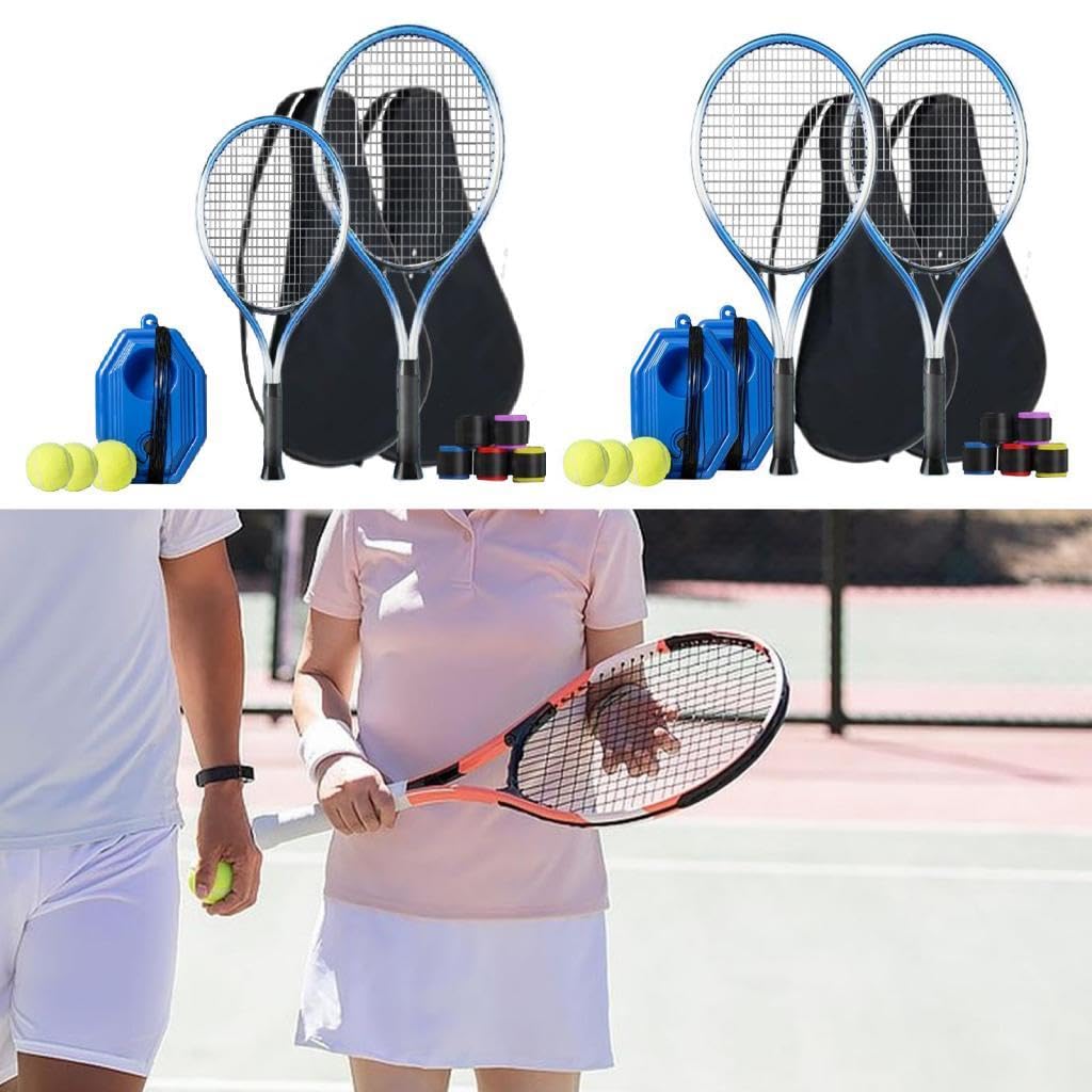 Pallina da Allenamento di Tennis con Cordino Elastico, Attrezzatura Professionale per L'allenamento di Tennis, Strumento per Giocare a Casa.
