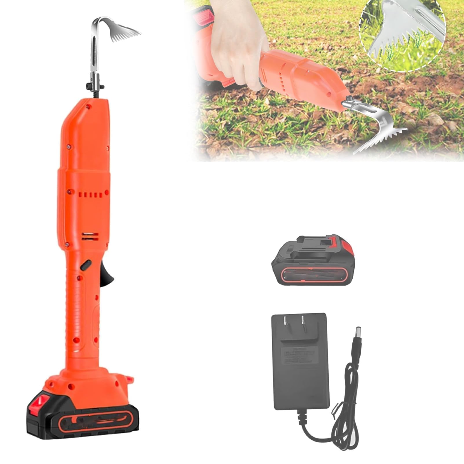 Déherbeur portatif sur batterie pour simplifier l'entretien des parterres de fleurs et potagers
