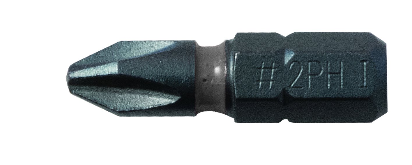 CK Tools T4560 PH2D Blue Steel Impact Screwdriver Bit 25mm PH2 Car...