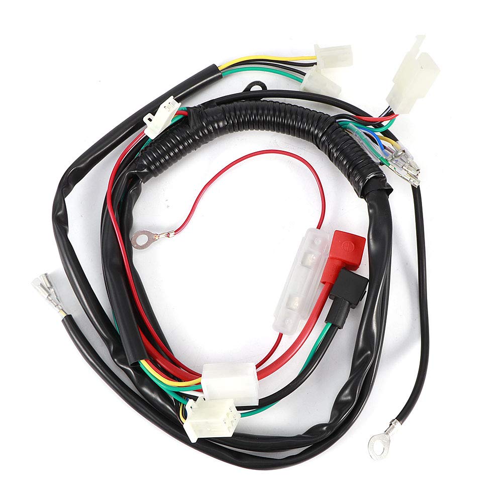 Cablaggio Avviamento Motore Elettrico Qiilu per Pit Bike Moto Quad ATV 70cc 90cc 110cc 125cc