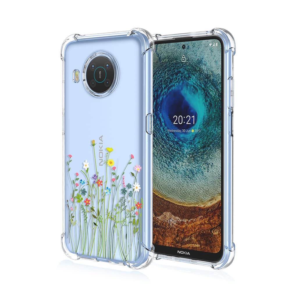 TingYR Cover per Nokia X10/ Nokia X20, Ultra Sottile di Gomma, Ottima Cover Antiurto TPU Flessibile, Custodia Case per Nokia X10/ Nokia X20 Smartphone.( Blu