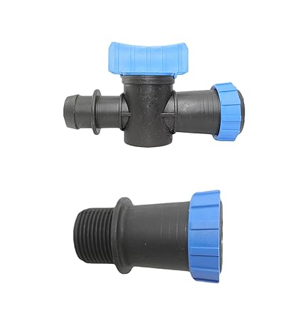 NEXTGEN AGRO Rain pipe connector Cock 40mm/ MTA Fittings Rain pipe irrigation system COMBO (COCK-3 Pcs/MTA-3 Pcs)
