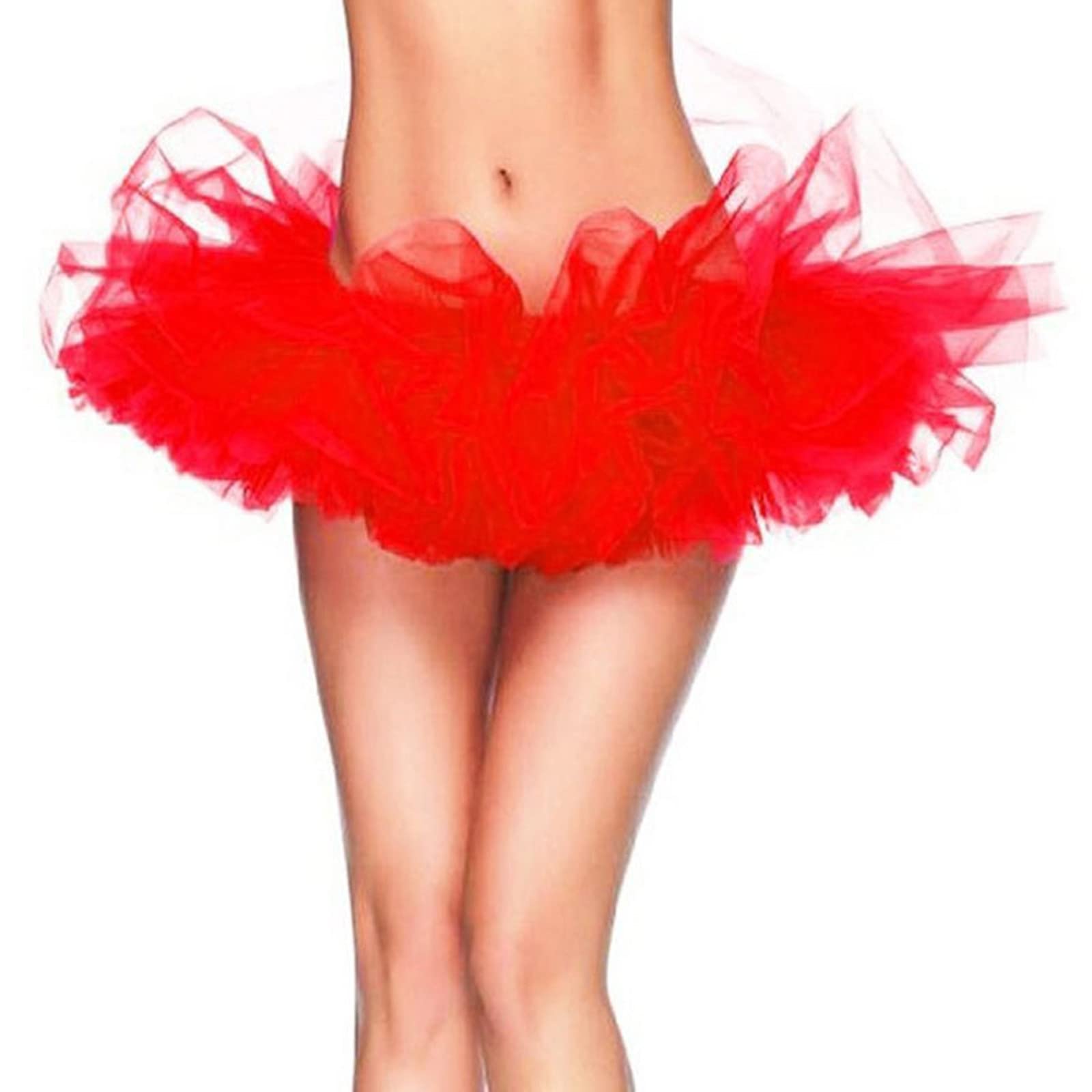 Générique Jupe Tutu Femme 6 Couches Tulle, Jupe Ballerine pour Spectacles et Danse, Idéale pour Carnaval, Soirées Thématiques, Anniversaires et Cadeau Original