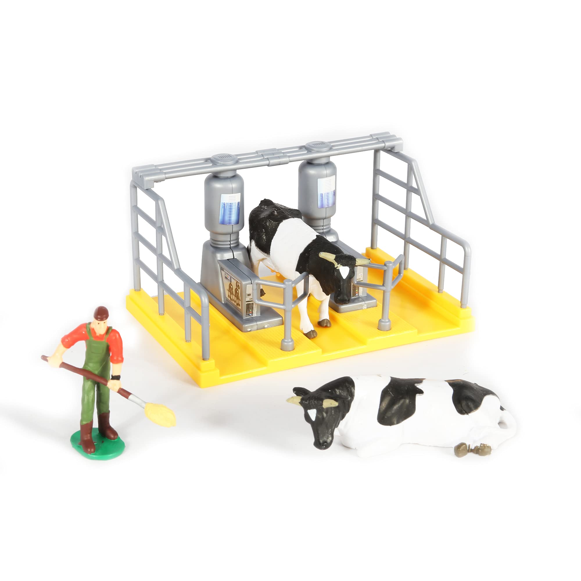 STARLUX – Coffret Ferme La laiterie - avec Tracteur Claas Celtis 446, Remorque Citerne et Accessoires – Echelle 1/32 – Gamme Ferme – Dès 3 Ans – 802165