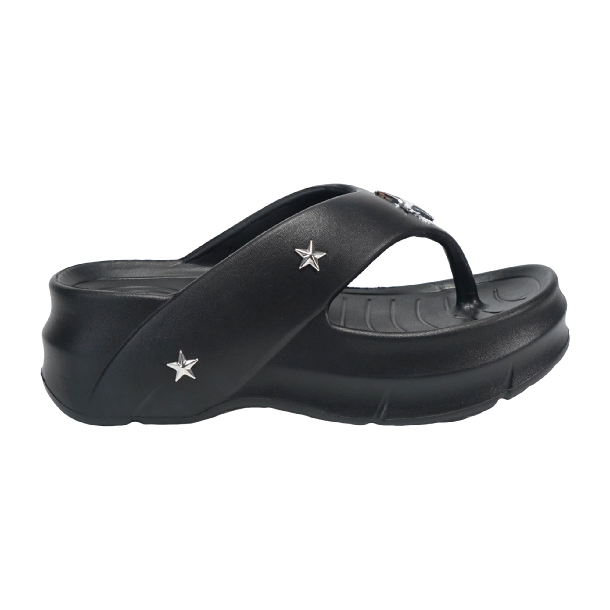 JOMIX Chanclas Elegantes Mujer Sandalias de Verano Antideslizantes con Suela Gruesa Zapatillas Cómodas y Ligeras de EVA para Playas Piscinas y Baños