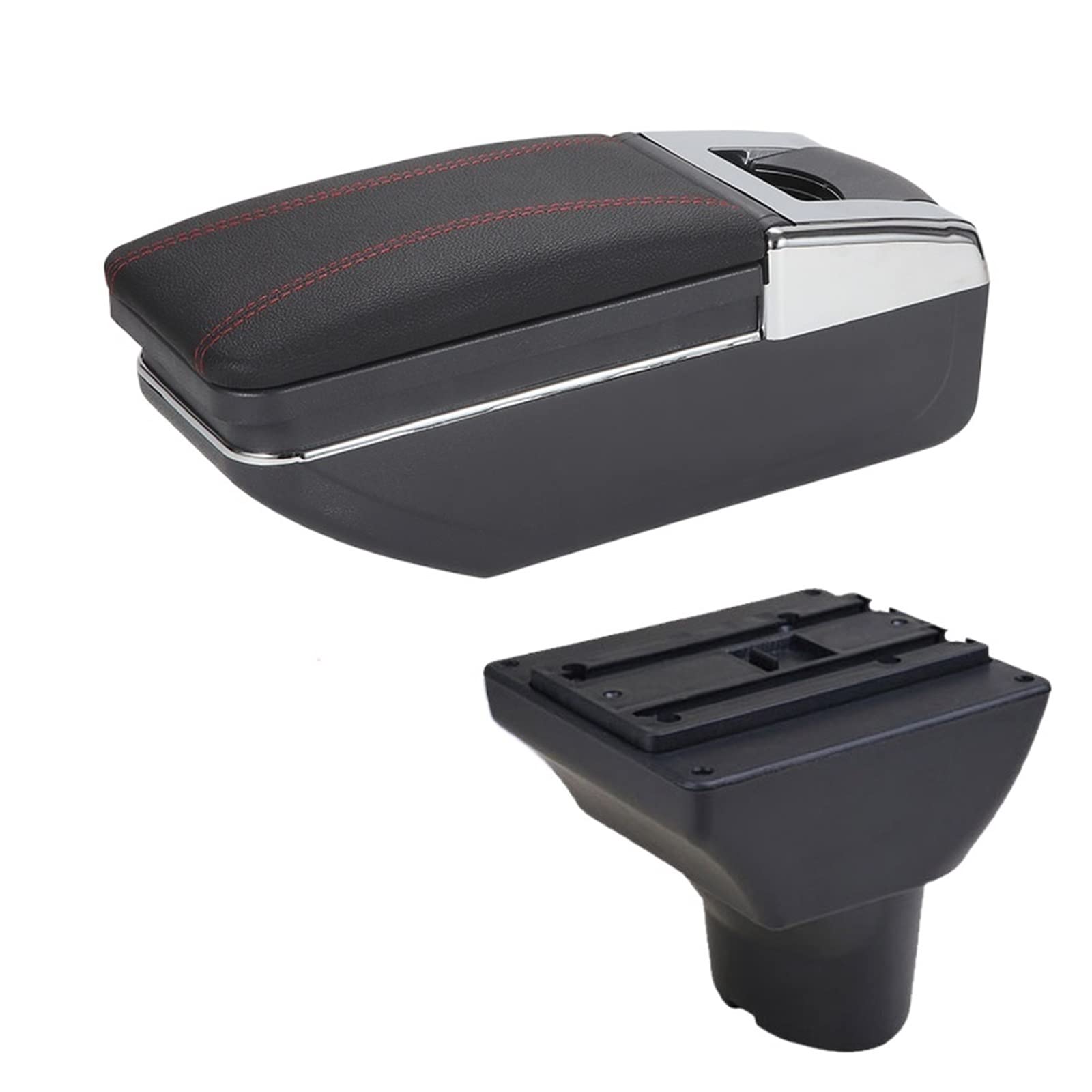 Baiqimv Car Armrest Box Storage Box Car Accessories Interior Parts Retrofit Parts Center Storage Box USB For Hyundai I20(C1 No USB)