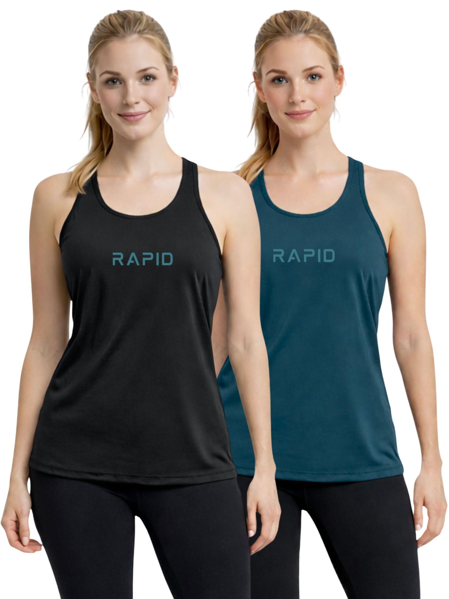 Women’s Racerback Gym Vest – Tank Top | Breathable Workout & Running Activewear-Rapid LINE