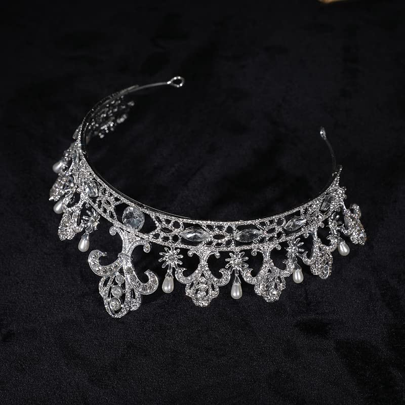 Opaska Panny Młodej Proste nakrycia głowy dla nowożeńców Rhinestone Rhinestone Akcesoria do włosów z pałąkiem na głowę