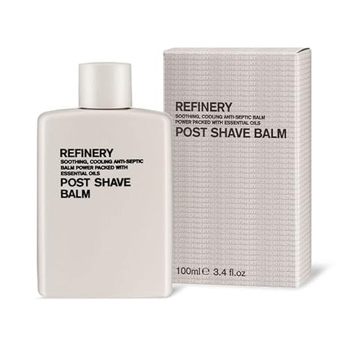 Aromatherapy Associates Refinery - Bálsamo para después del afeitado. Hidratante antiséptico calmante y refrescante para después del afeitado. Calma