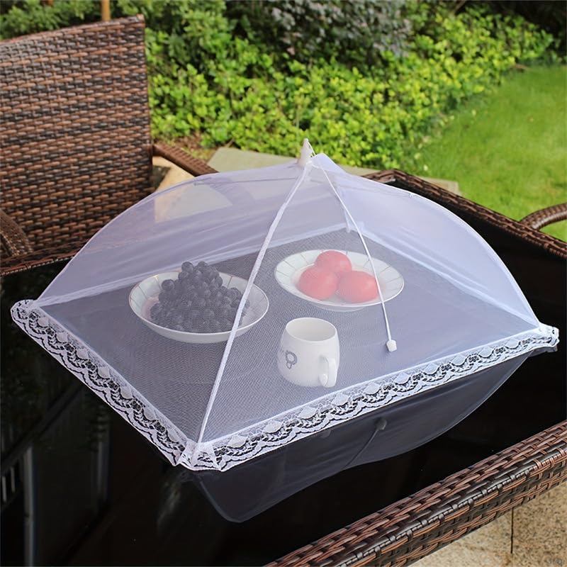 Food Covers for Outdoor Eating - Mesh Food Tent with Net Screen Pop-Up Dome Design to Protect Food