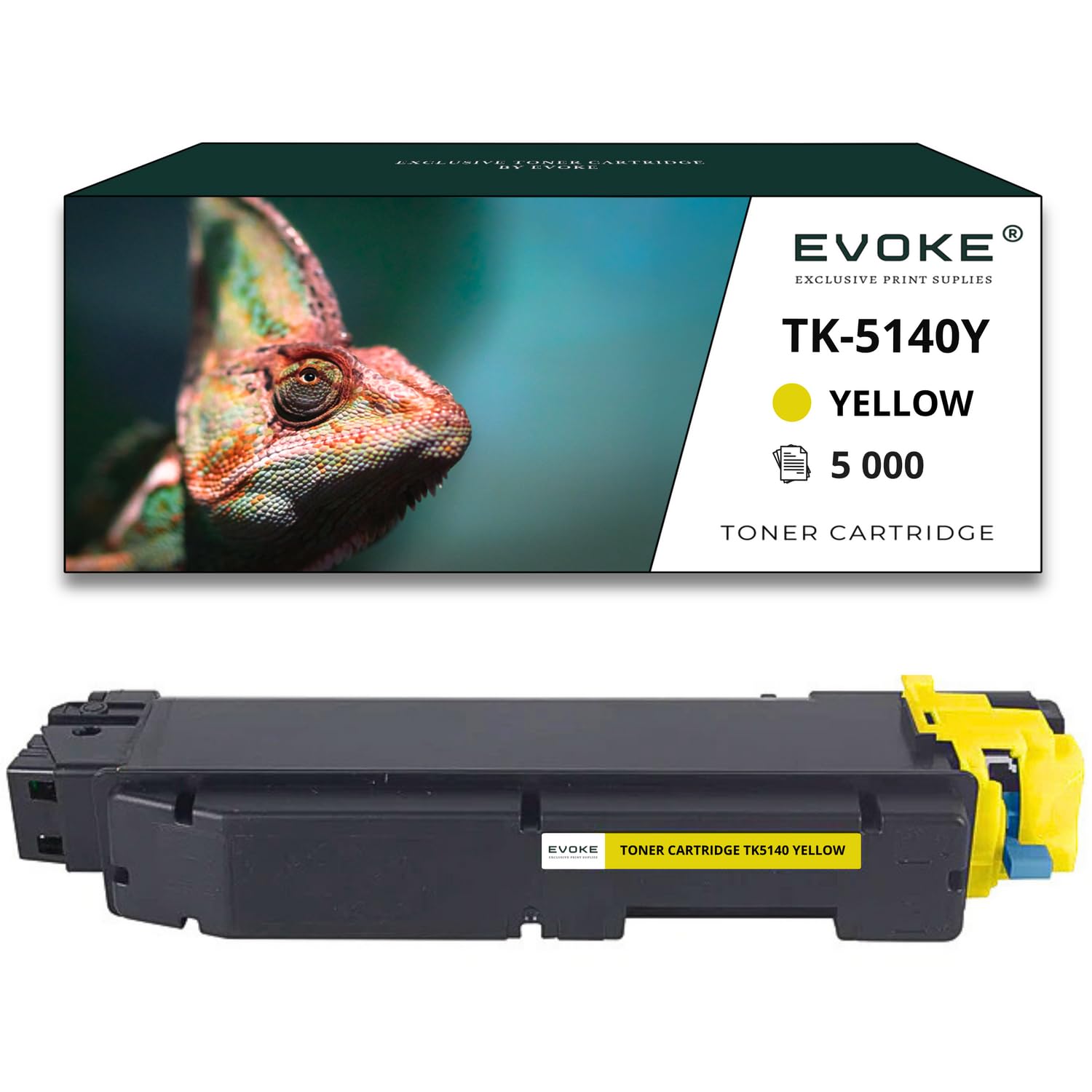 EVOKE TK5140 TK-5140 Toner Kompatybilny z Kyocera M6030 M6530 P6130 (Zestaw CMYK) 22000 Stron