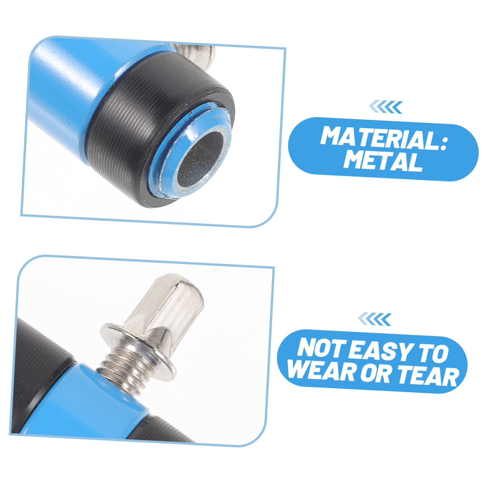 TOYANDONA 4piezas Batidor De Pedal De Cabezal De Fieltro Accesorio Para Instrumentos De Percusión Repuesto Para Batería Fácil Instalación Altura