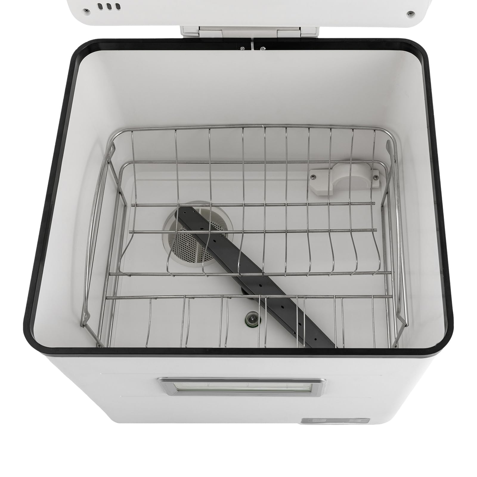 Lavastoviglie Da Banco Portatile Con Tubo Di Irrigazione 6 Piatti Per La Pulizia Di Appartamenti Di Piccole Dimensioni (Bianco)