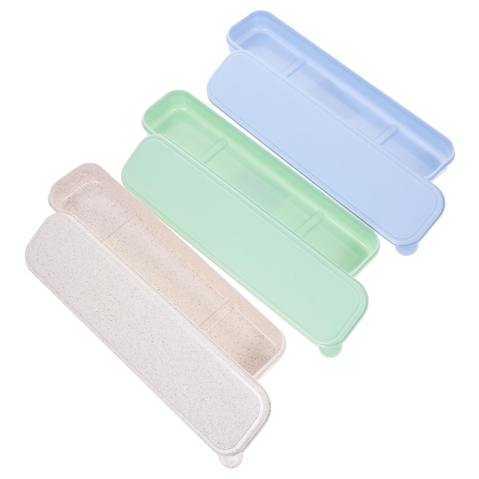 24stücke Teiliges Kosmetikpinsel Aufbewahrungstasche Pp Kompakte Und Tragbare Reisetasche Für Make-up Für Reisen Und Unterwegs Himmelblau Und Grün Vielseitig Einsetzbar Für