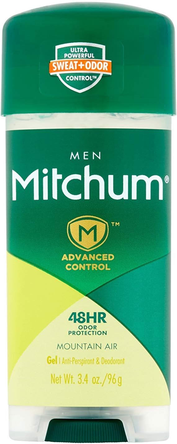 MitchumAdvanced Gel Anti-Perspirant & Deodorant Mountain Air, 3.4 Ounces each (Value Pack of 11)