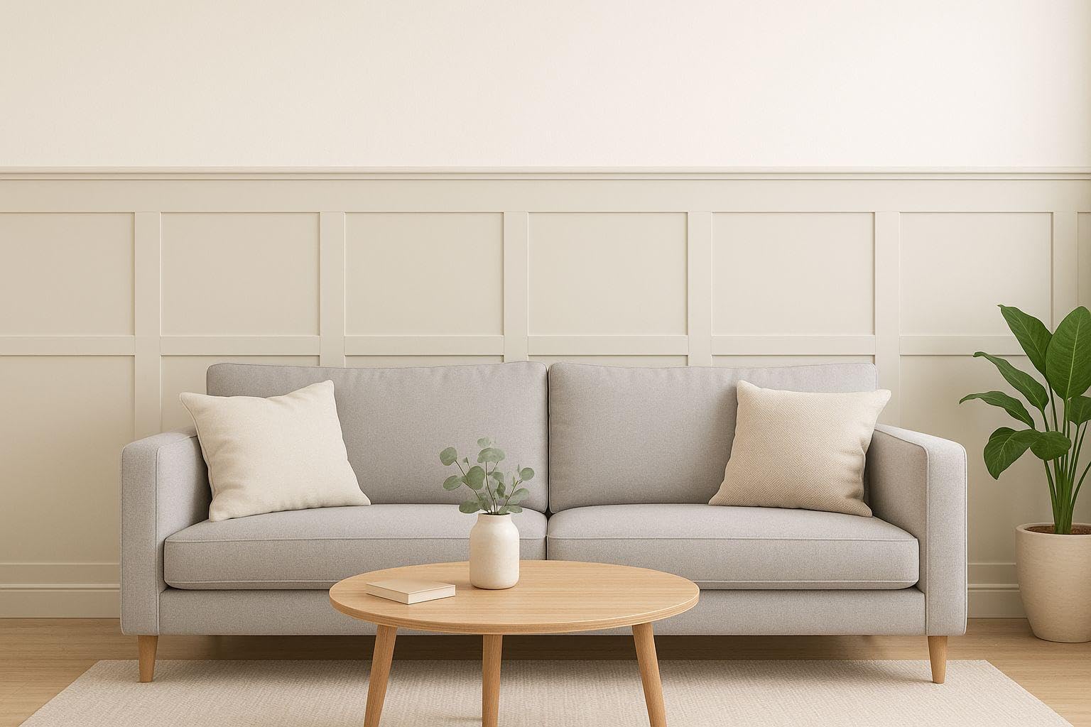 WOODICA 6mm Wall Panelling Kit Shaker Style 3D Wall Panel Kit | MDF Wall Panels - Paintable Accent Panel Kit for a Stylish Upgrade to Any Home Decor 120cmx10cm (Glue not Included) (20 PCS)