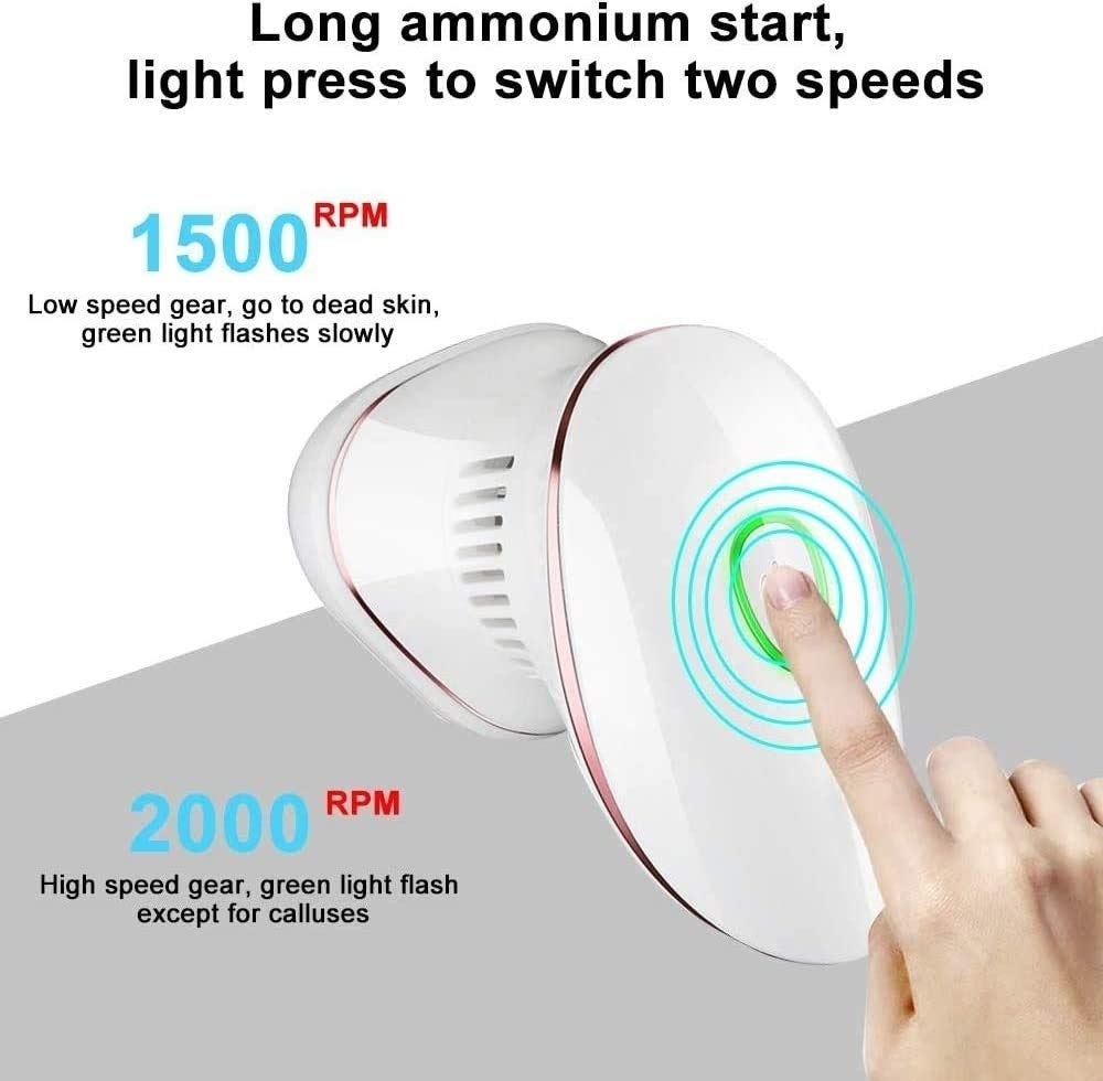 Outil de Soin des Pieds Rechargeable par USB pour meuleuse de Pied électrique dissolvant de callosités