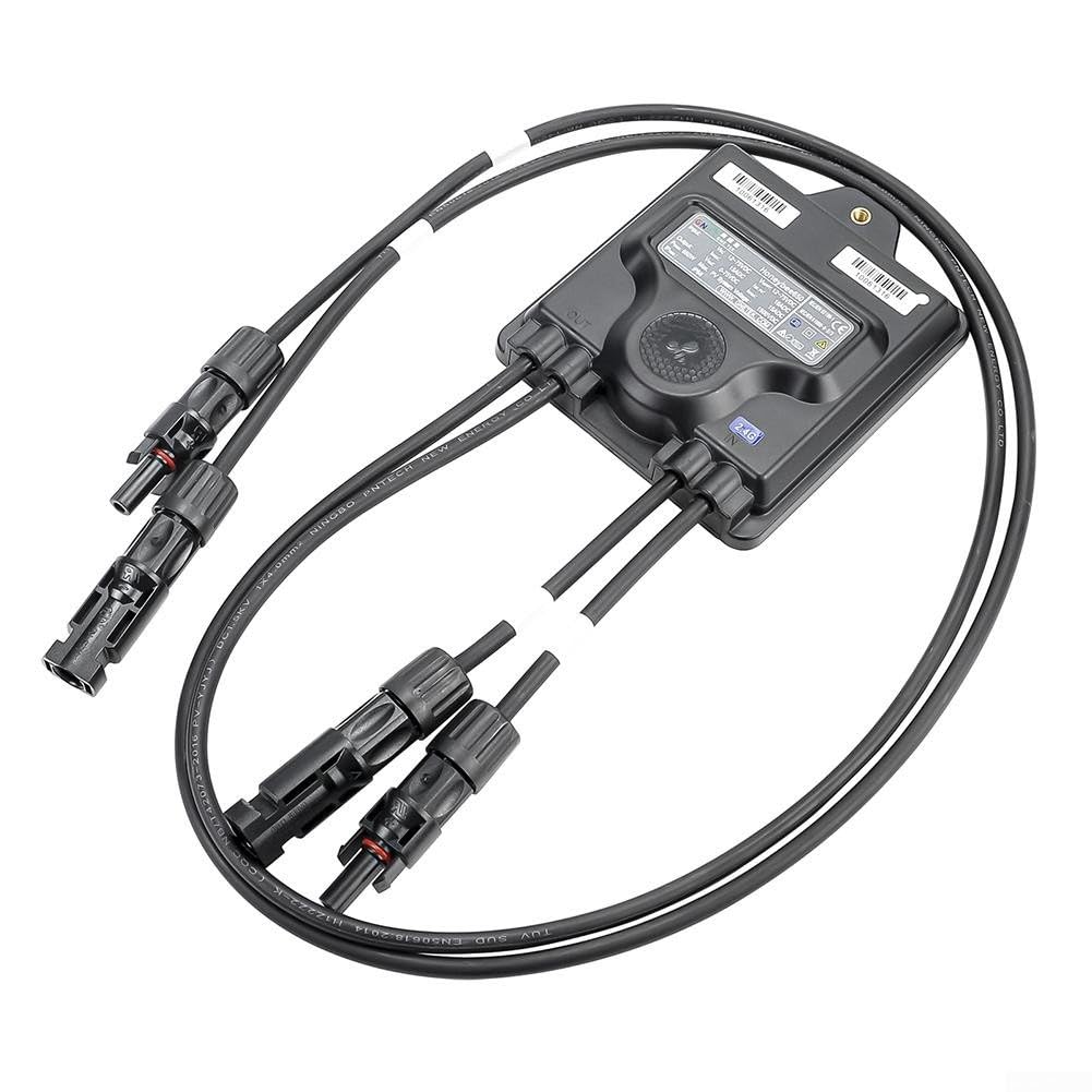 MPPT ottimizzatore di potenza fotovoltaica, regolatore di livello del pannello solare 650W-1600W con monitoraggio in tempo reale per sistemi 12V-75V (1600W)