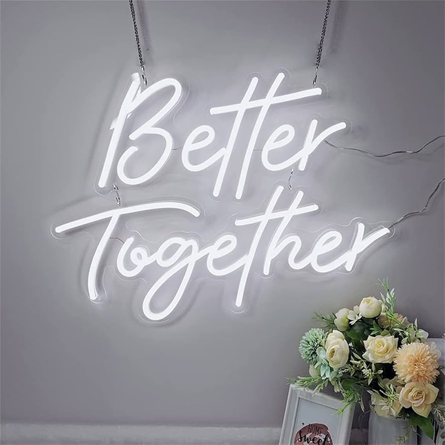 結婚式 ネオンサイン ネオンライト better together Amazon | Better Together ネオンサイン、結婚披露宴の装飾