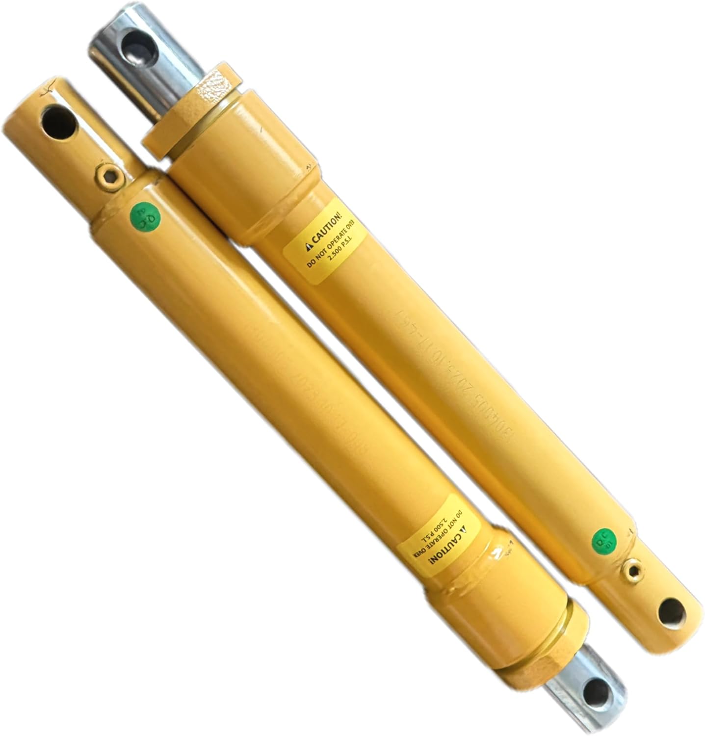 2PCS Hydraulic Cylinder 1.5" x 10" Hole 5/8" Compatible for Buyers Products 1304005 Meyer 05810 Ram Snow Plow Angle Angling Cylinder Rams