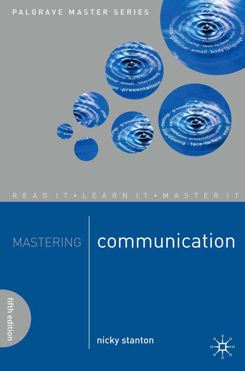 Mastering Communication (Palgrave Master Series) By Nicky Stanton