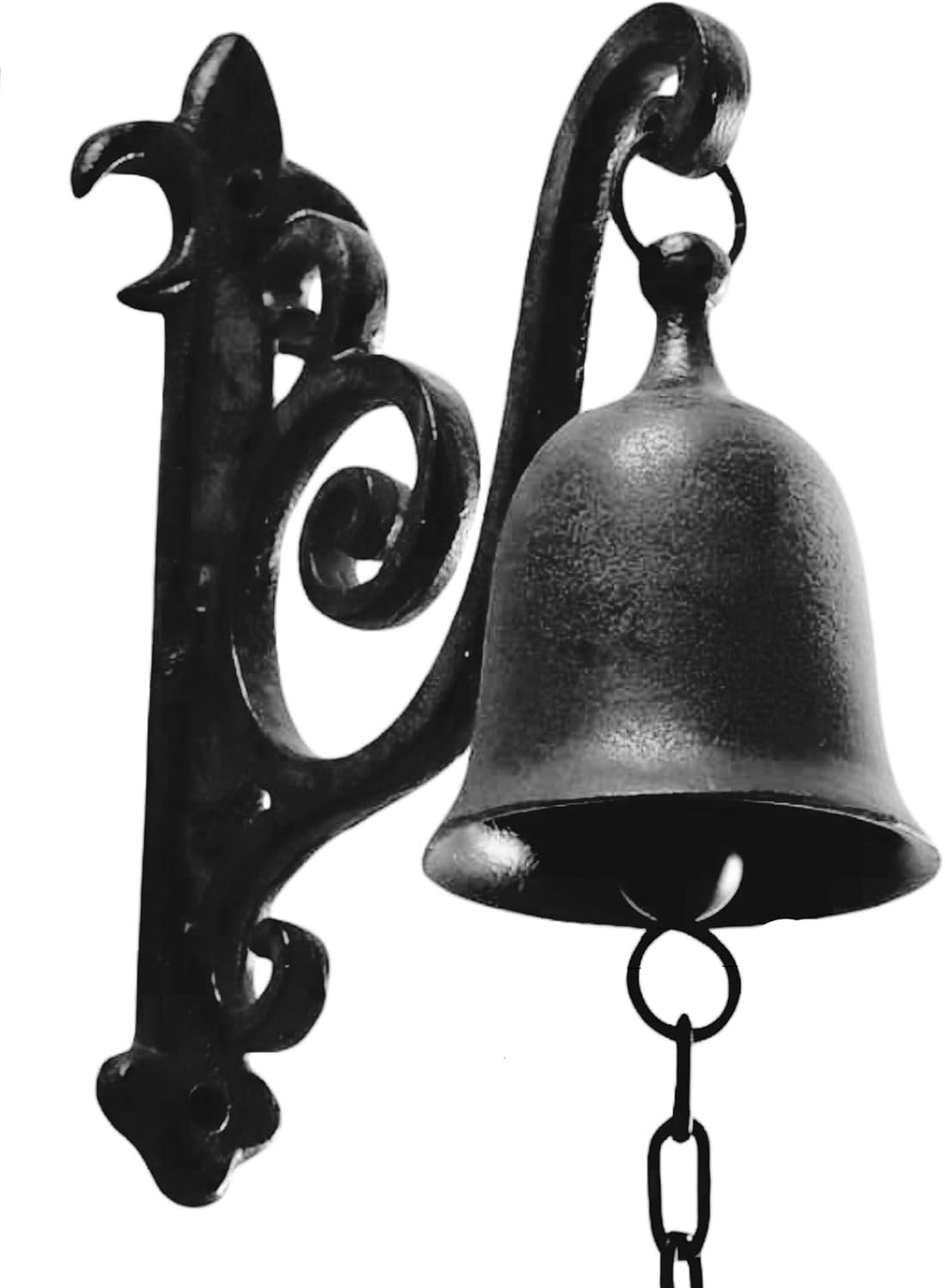 DECONOOR Vintage Cast Iron Dinner Bell as Entry Door Bell