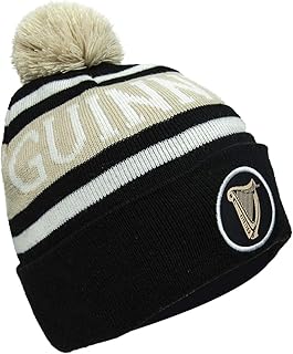 Guinness Black and White Premium 100% Acrylic Unisex Beanie