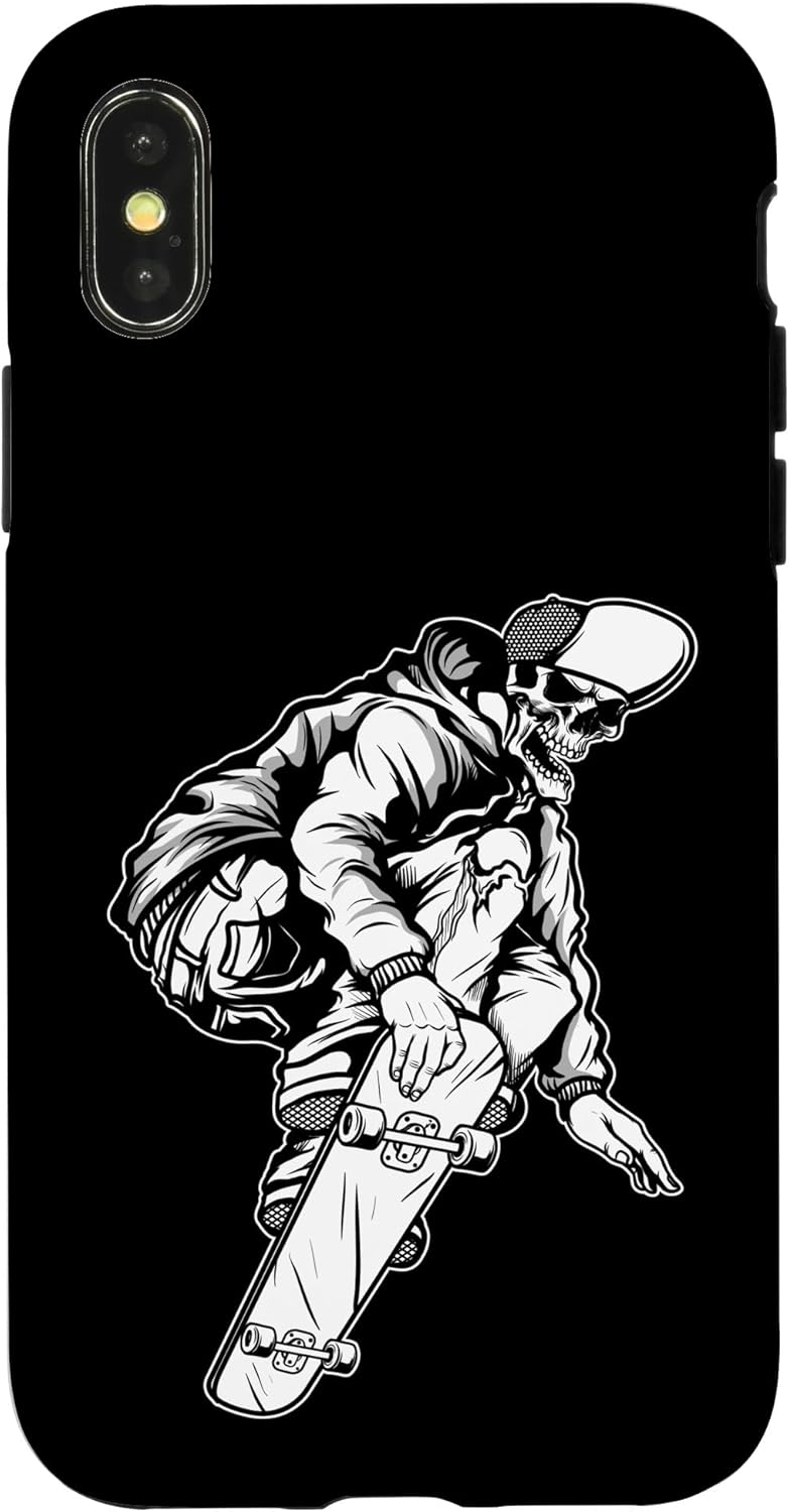 iPhone 11 Pro Max Skateboarding Skater Skate Board Skeleton Case