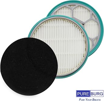 PUREBURG Replacement Filter Compatible with Neakasa P1 Pro Pet Grooming Kit,4-Pack HEPA & Sponge Filter x 8, Pet Vacuum Grooming Tools