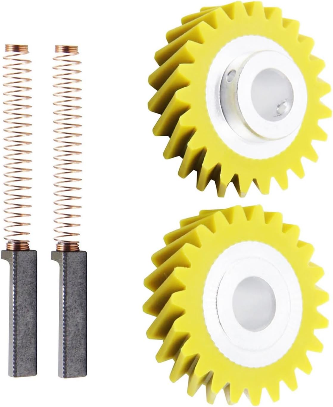 ZLLITONS W10112253 Mixer Worm Gear and W10380496 Carbon