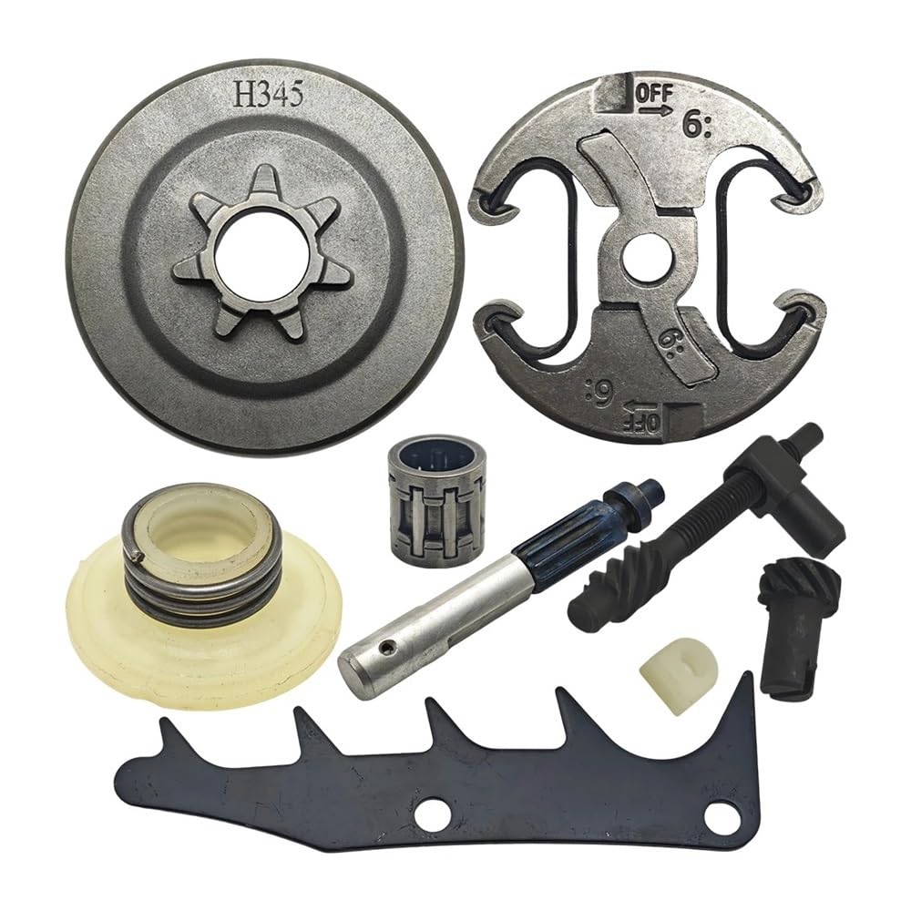 Cojinete de tambor de embrague 7T 0.325 con engranaje helicoidal para motosierras 340 445 y 450