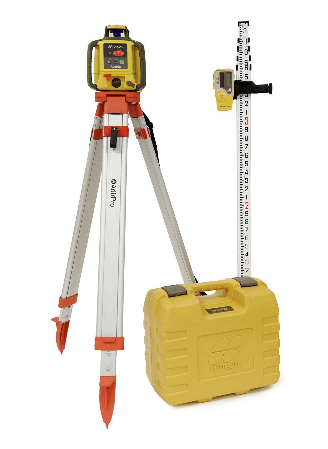 Topcon Rl H4c Rotary Laser Horizontal Level Rechargeable Battery 