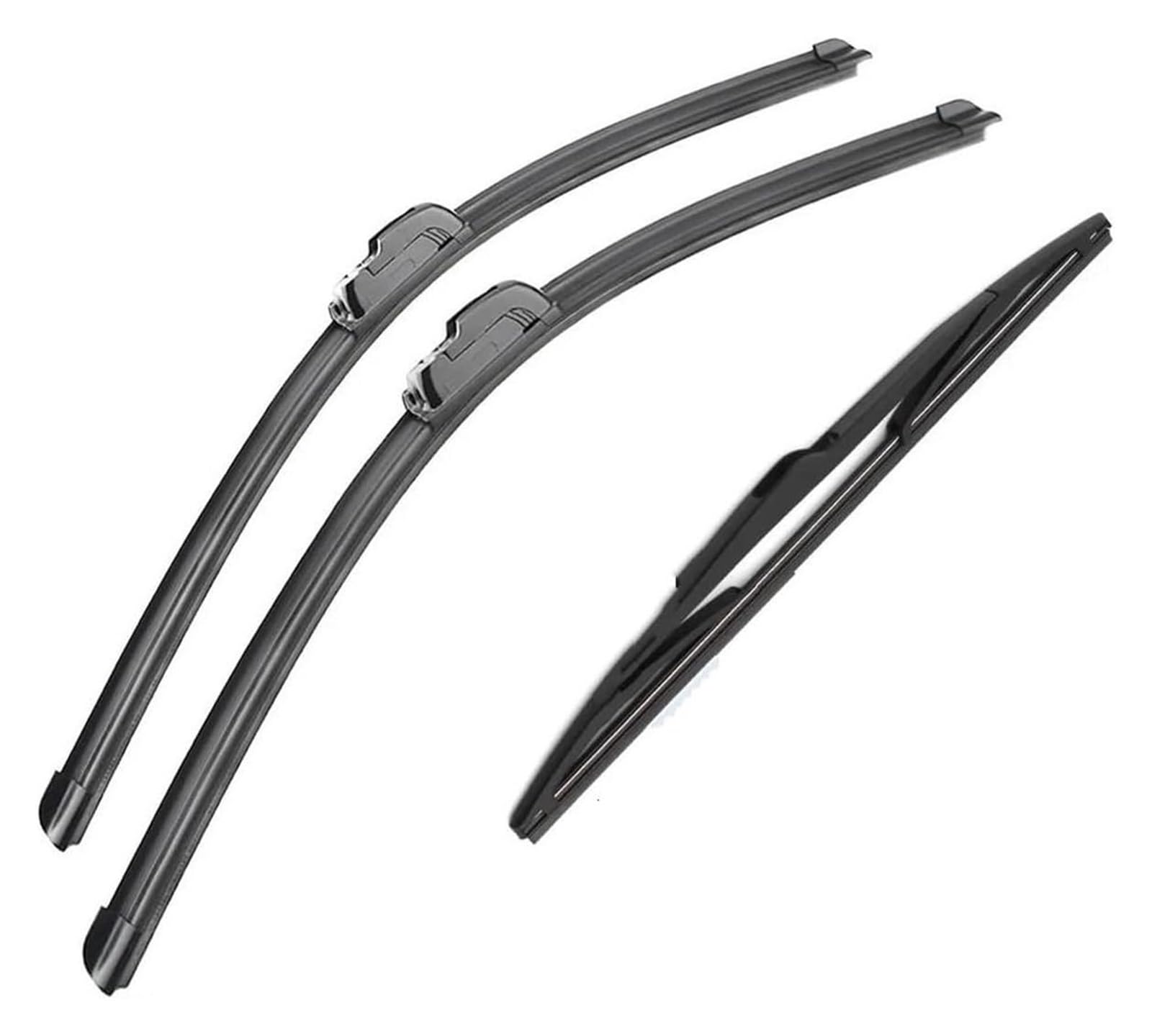 parabrezza tergicristalli Per M&ITSUBISHI Per Colt Hatchback MK6 3 Porte 2004-2012 Spazzole Tergicristallo Anteriori Posteriori Spazzole JU Gancio Spazzole Tergicristallo Auto