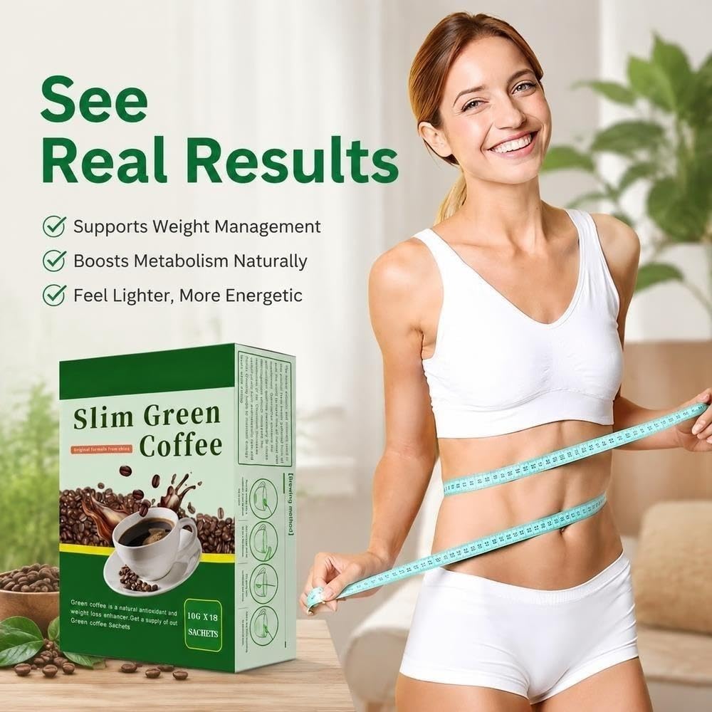 Caffè verde biologico con miscela funzionale for la salute dell'intestino | Caffè benessere a basso jitter for supporto digestivo vegano senza(2pcs)