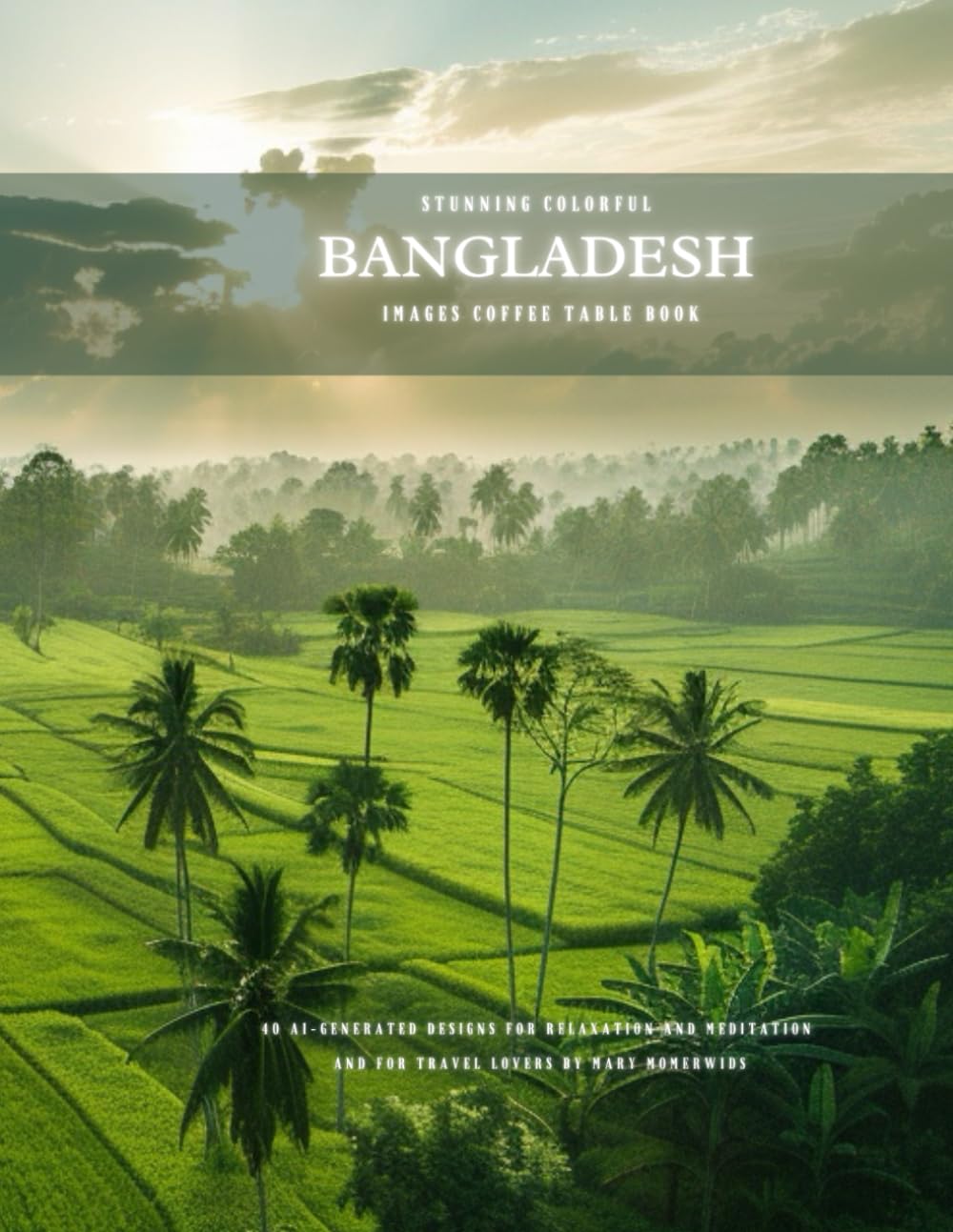 Stunning Colorful Bangladesh Images Coffee Table Book: 40 AI-Generated Designs for Relaxation and Meditation and for Travel Lovers
