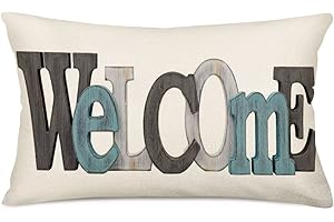 Fukeen Welcome Farmhouse Throw Pillow Covers