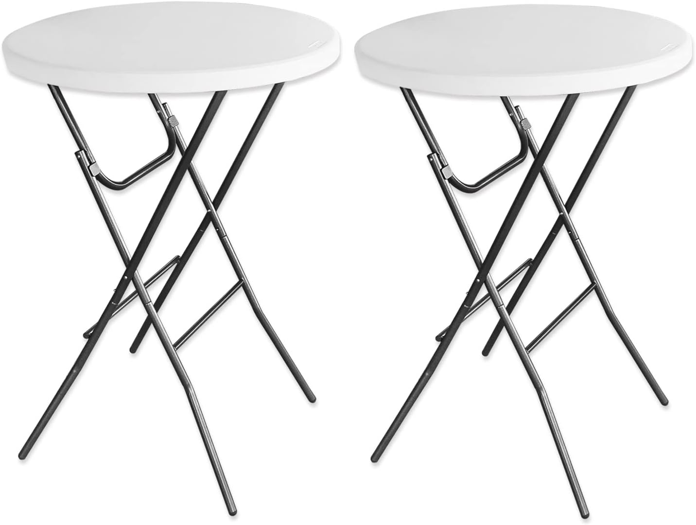 Gnomiya 32in Cocktail Table 2PCS, Portable High Top Table