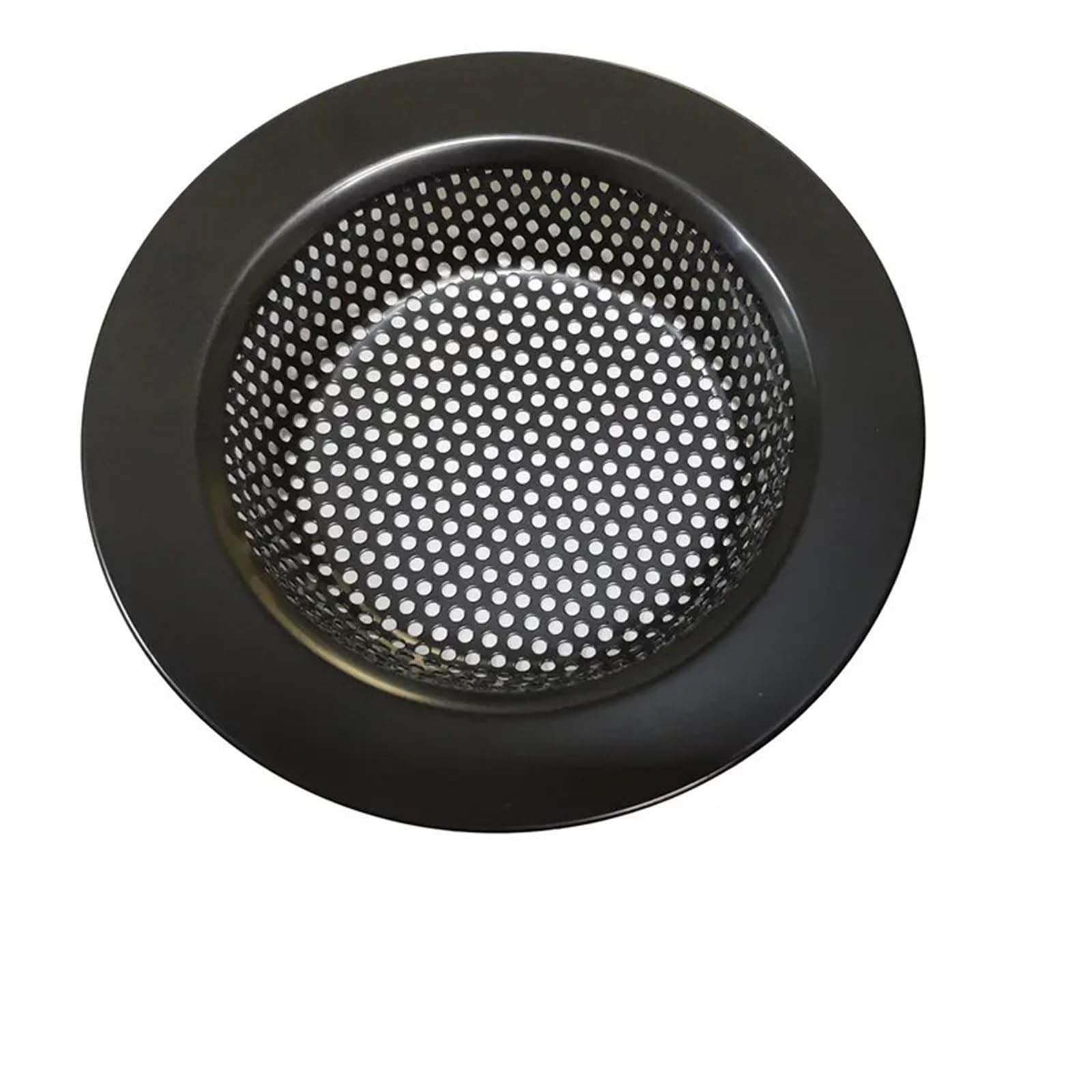 Sink Strainer Stainless Steel Mesh Sink Strainer, 1Pc Hair Catcher(Black M)