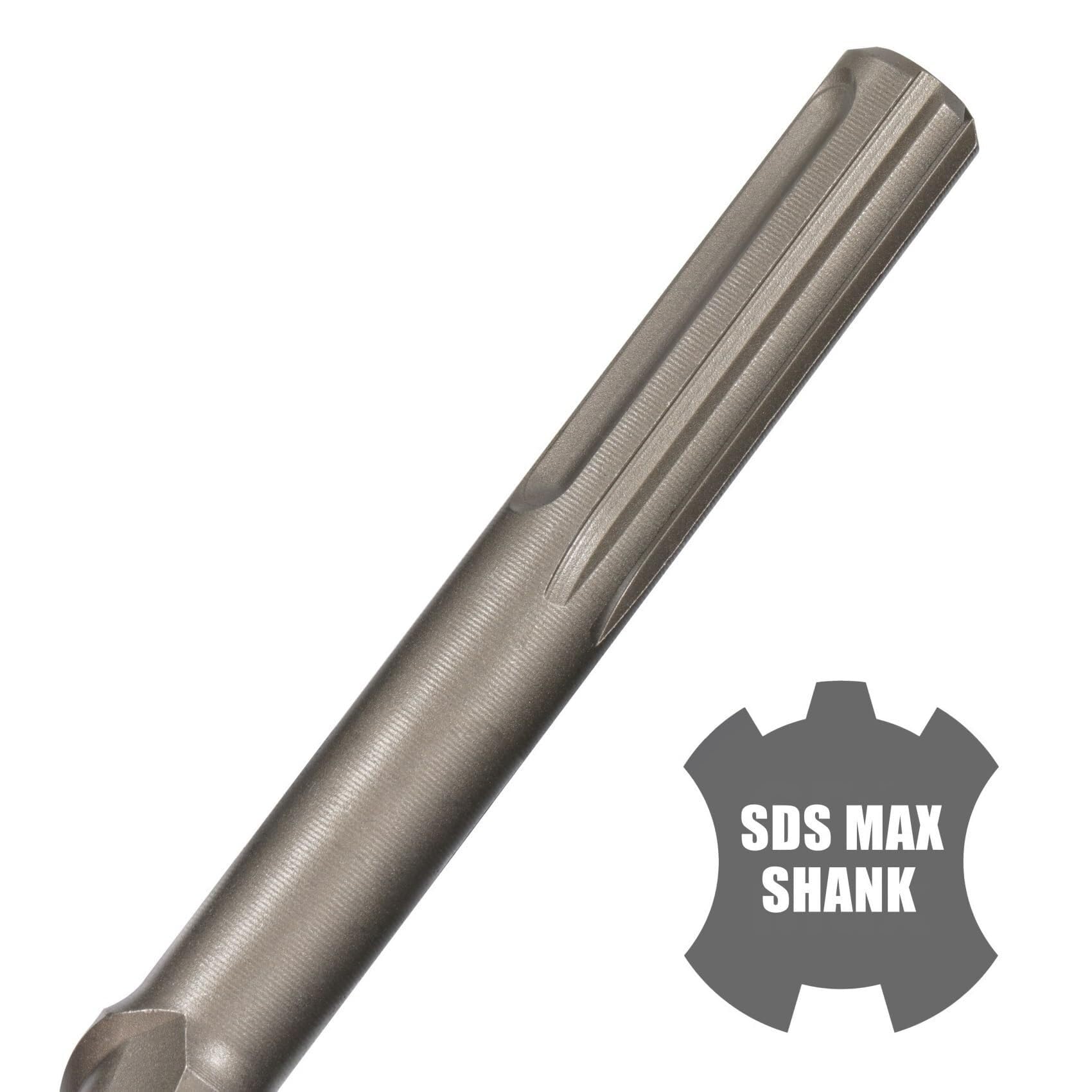 Punta for martello perforatore SDS MAX da 600 mm - Punta in carburo di tungsteno da 12-45 mm for calcestruzzo e mattoni(20mm)