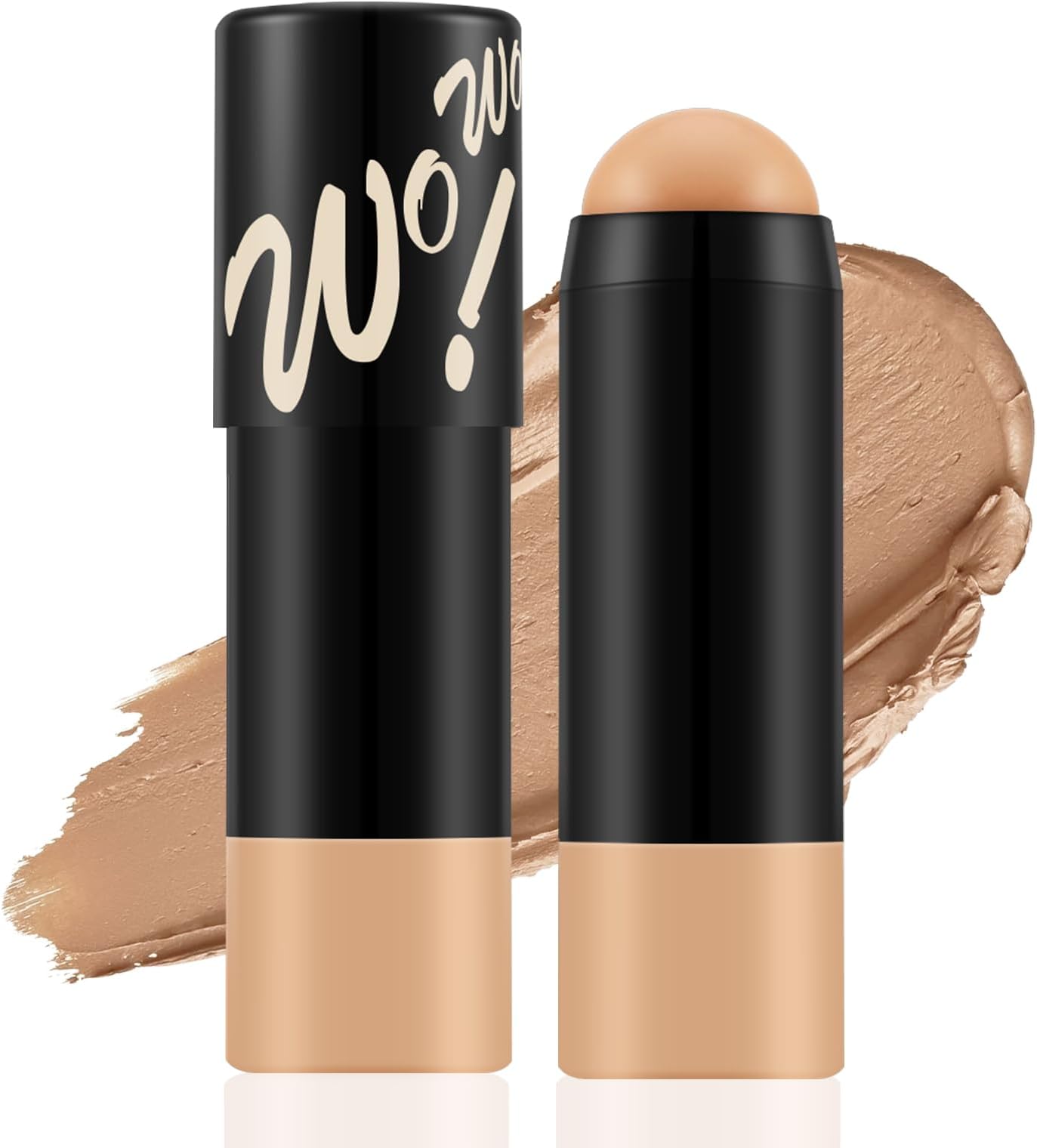 ApooliyMatte Foundation Stick,Lightweight Buildable Full Coverage, Longwear Face Foundation，Concealer Stick,Waterproof