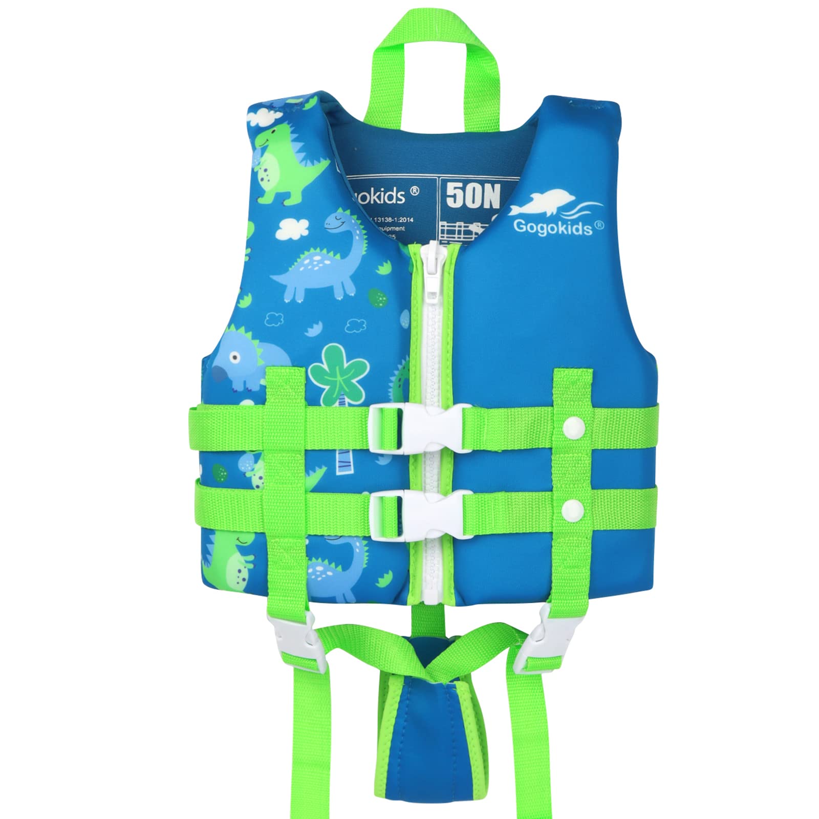 Gogokids Chaleco Flotador para Niños Bebe Chaleco de Natación de Neopreno - Chaleco para Nadar Chaleco Piscina Chaleco Kayak Traje de Baño para 11-35 kg 1-9 años Niños Niñas