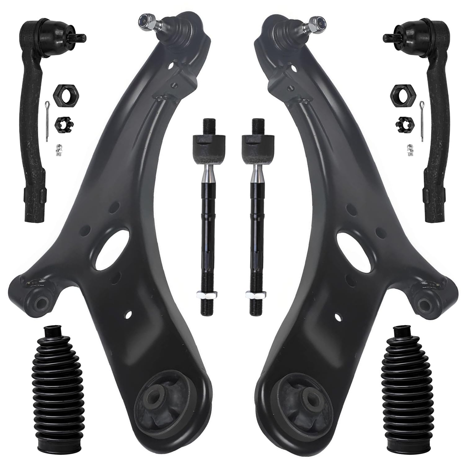 Detroit Axle - 8pc Front End Suspension Kit for Hyundai 2012-2017 Accent