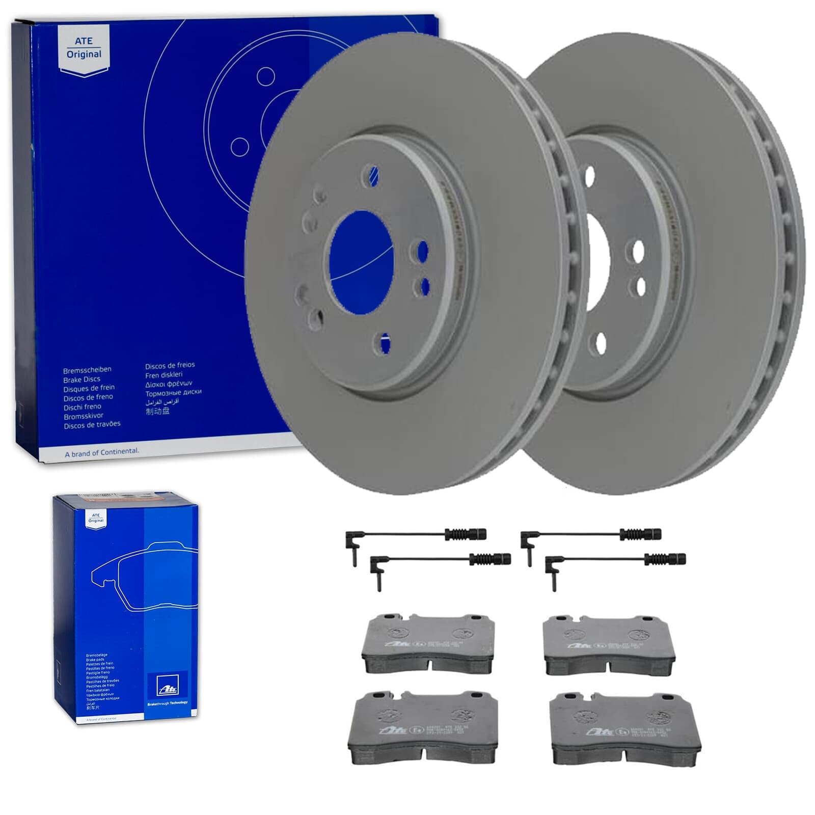 ATE Bremsscheiben 300mm + Beläge vorne passend für SL R129