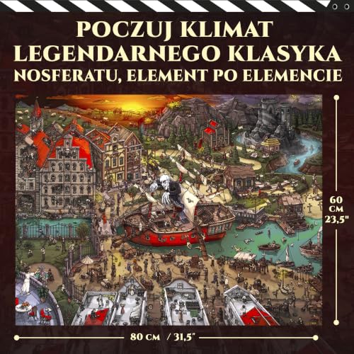 1000 Elementów Puzzle Dla Dorosłych - Nosferatu