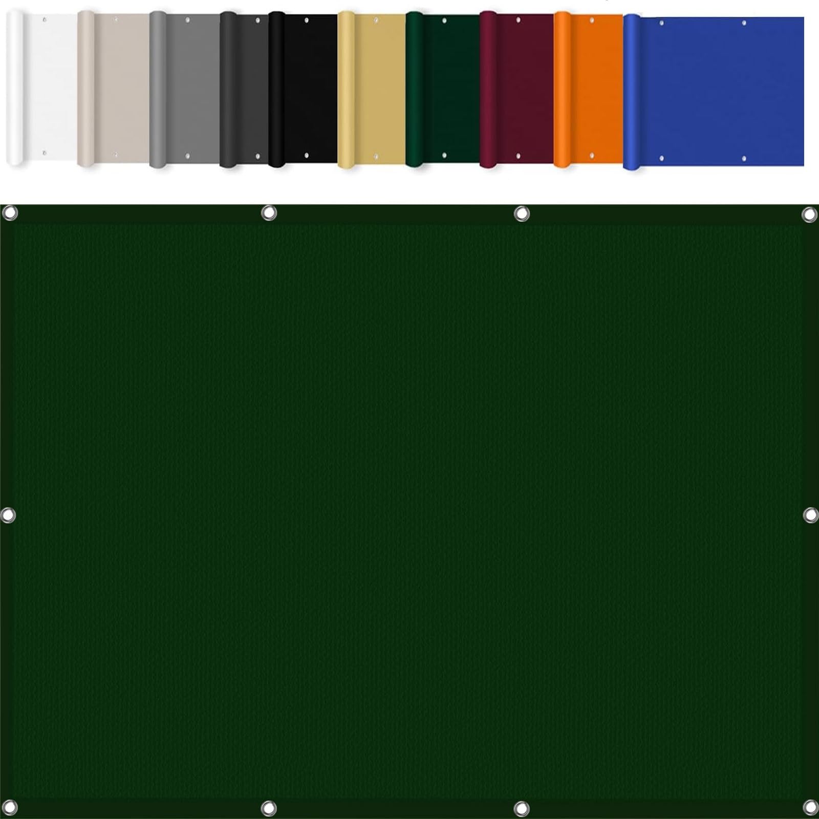 Voile d'ombrage pour potager contre la canicule grande toile PES 6x7m