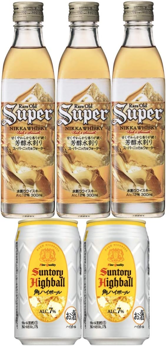Amazon Co Jp ウィスキー水割り ハイボールセット スーパーニッカ ウォーター300ml 3本 サントリー角ハイボール350ml 2本 食品 飲料 お酒 Amazon Co Jp ウィスキー水割り ハイボールセット スーパーニッカ ウォーター300ml 3本 サントリー角ハイボール350ml 2本 食品 飲料 お酒